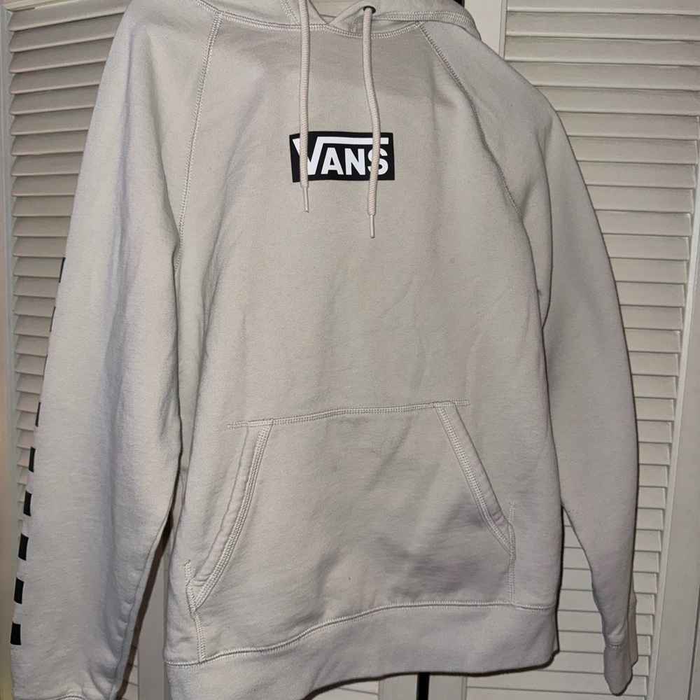 Vans Men's Hoodie in Light Gray
